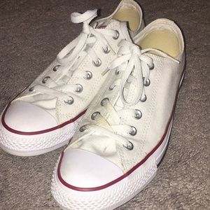 White Converse Women’s Size 9.